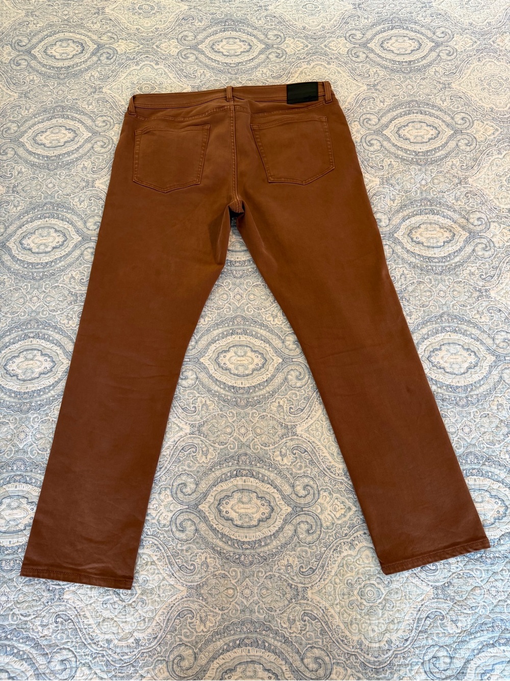 Liverpool Los Angeles Regent Relaxed Straight Brown Pants 38x32 - Picture 2 of 6